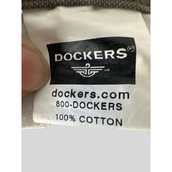 Dockers Size 36 Mens Cargo Pants Cotton Relaxed Fit Sage Green - Picture 7 of 8